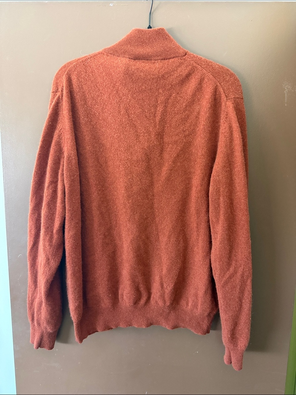 Jos A Bank Traveler’s Collection 100% Cashmere 1/4 Zip Pullover Sweater - Picture 5 of 8